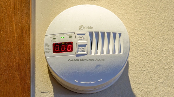 A carbon monoxide alarm