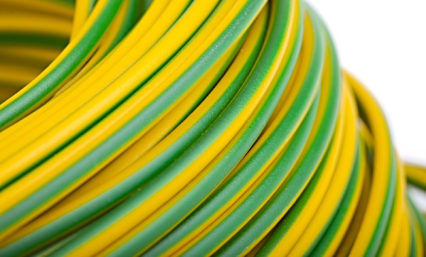 A roll of earth wire