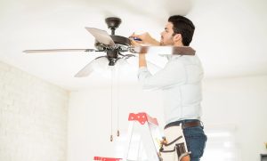 A featured image for How to Install a Ceiling Fan article