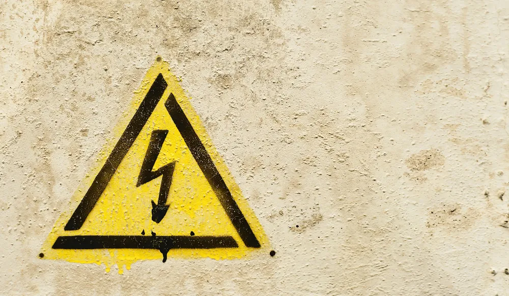 Danger sign of high voltage electricity_11zon