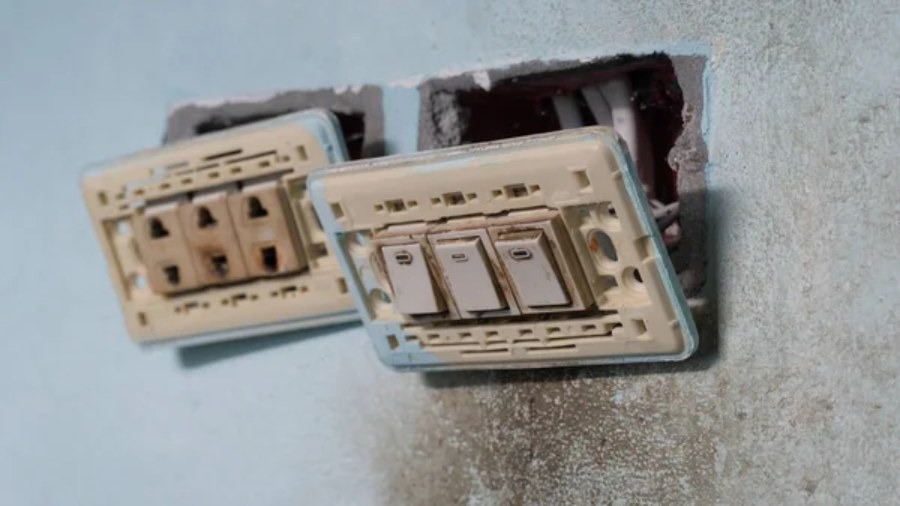 Broken light switches