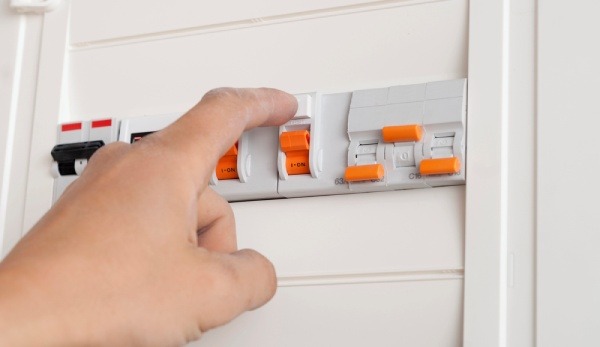 Test button on the RCD